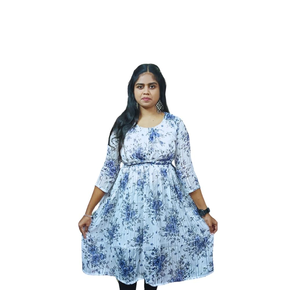 AND Floral Midi Dress